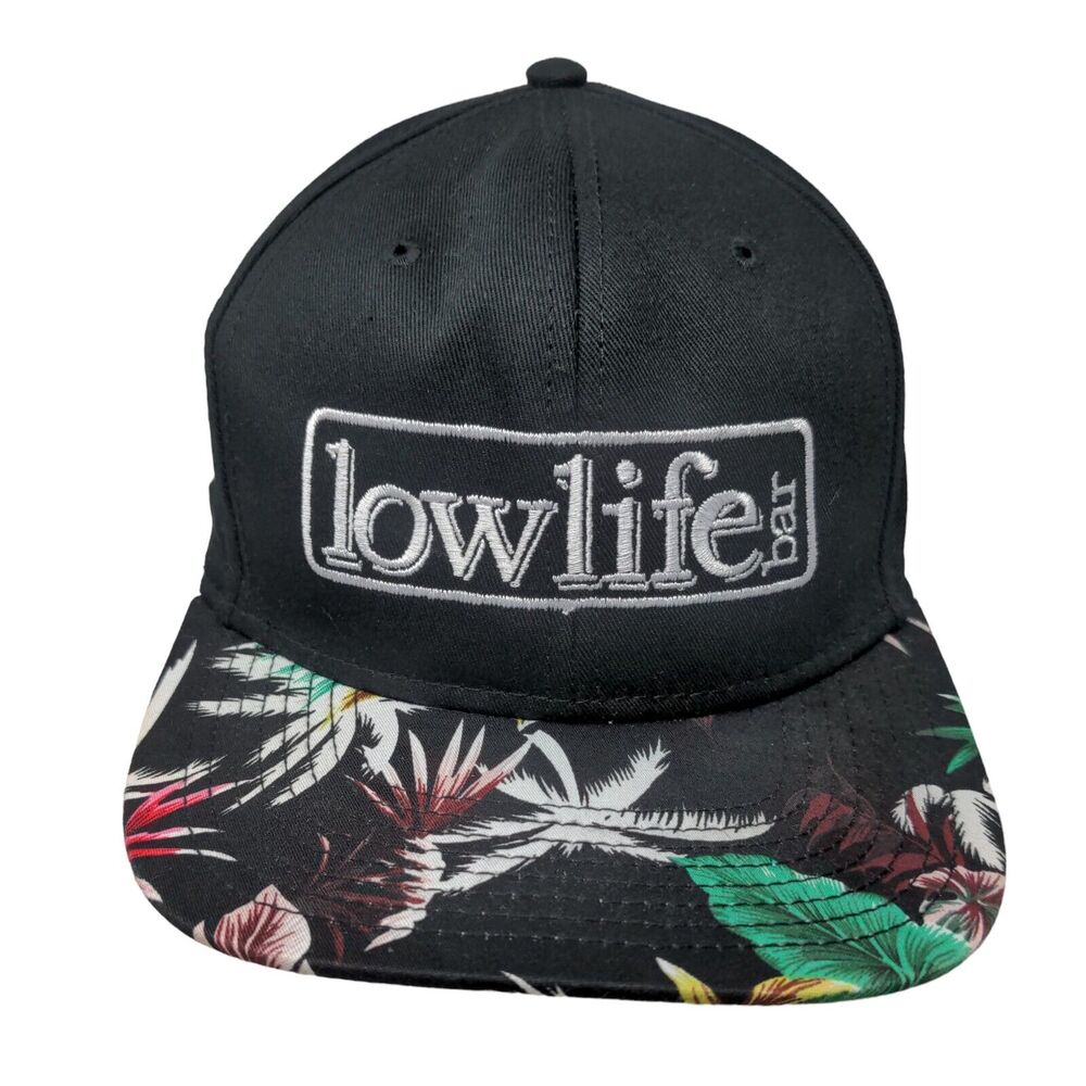 Low Life Bar Snapback Hat Multicolor Osfa Adjustable Embroidered Floral Otto